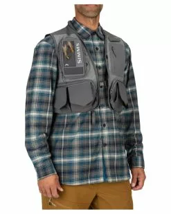 Simms Freestone Vest Pewter -Baitcast Ruten Verkäufe 13402 015 30r 6