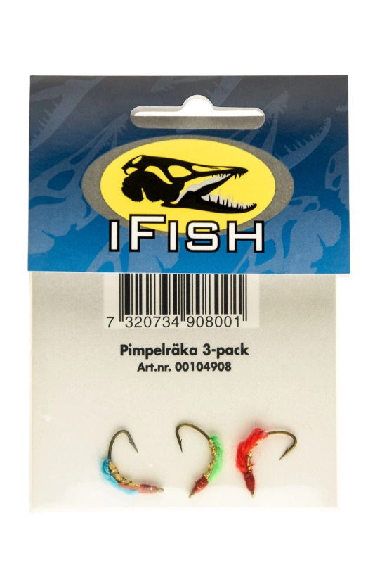 IFISH Pimpelräkor (3pcs) 2 IFISH Pimpelräkor (3pcs) – Bild 2