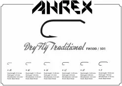 Ahrex Hooks Ahrex FW501 - Dry Fly Traditional Barbless