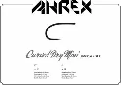 Ahrex Hooks Ahrex FW517 - Curved Dry Mini - Barbless
