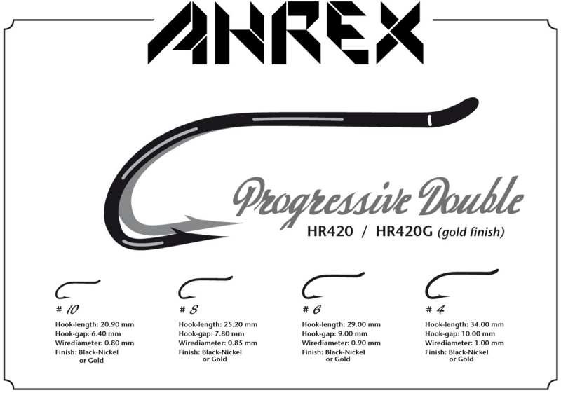 Ahrex Hooks Ahrex HR420 - Progressive Double 1 Ahrex Hooks Ahrex HR420 - Progressive Double