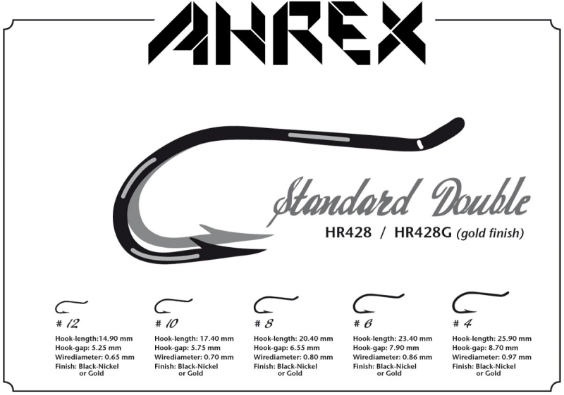 Ahrex Hooks Ahrex HR428 - Tying Double 1 Ahrex Hooks Ahrex HR428 - Tying Double