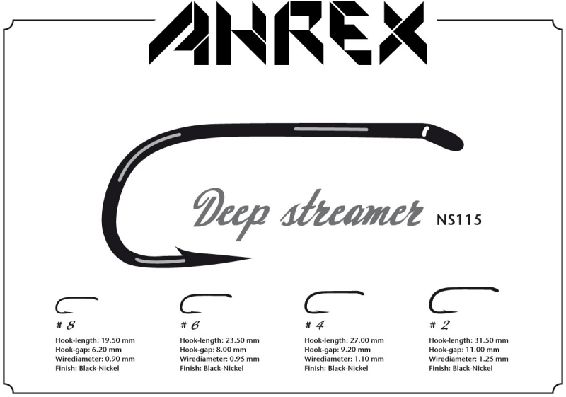 Ahrex Hooks Ahrex NS115 - Deep Streamer D/E 1 Ahrex Hooks Ahrex NS115 - Deep Streamer D/E