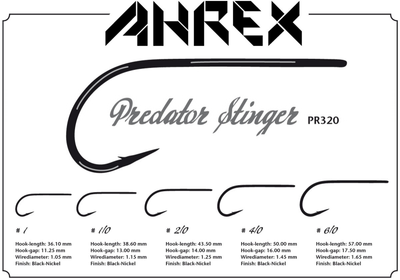 Ahrex Hooks Ahrex PR320 - Predator Stinger 1 Ahrex Hooks Ahrex PR320 - Predator Stinger