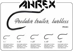 Ahrex Hooks Ahrex PR383 - Predator Trailer Hook, Barbless