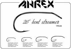 Ahrex Hooks Ahrex TP650 - 26 Degree Bent Streamer