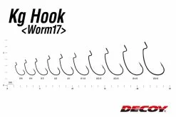 Decoy Worm 17kg Hook -Baitcast Ruten Verkäufe DW17KG1r 4
