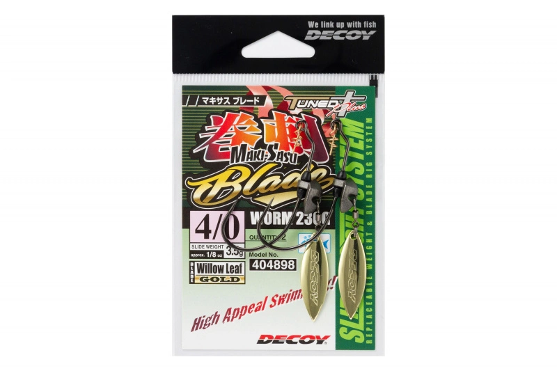 Decoy Worm230G Makisasu Blade Gold 2 Decoy Worm230G Makisasu Blade Gold – Bild 2