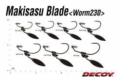 Decoy Worm230G Makisasu Blade Gold 10 Decoy Worm230G Makisasu Blade Gold -Baitcast Ruten Verkäufe DW230G1025r 5