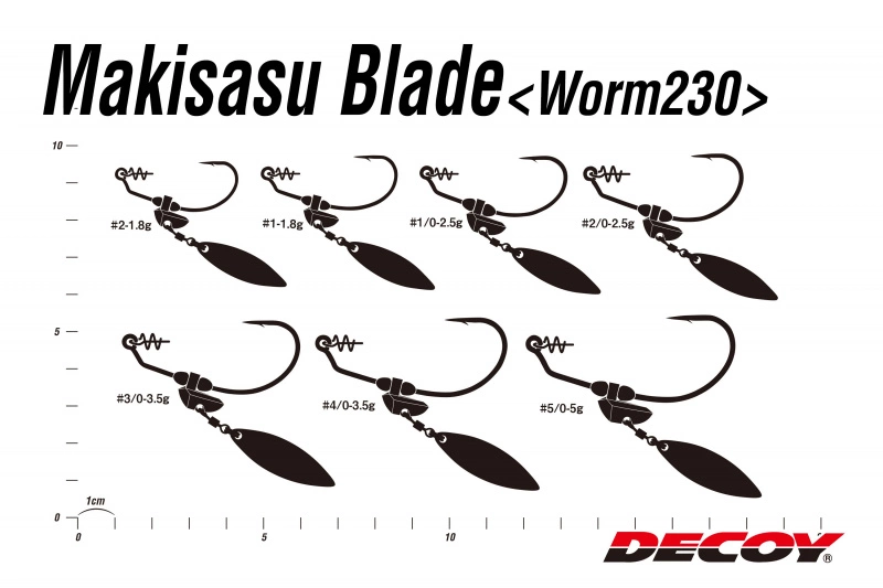 Decoy Worm230G Makisasu Blade Gold 5 Decoy Worm230G Makisasu Blade Gold – Bild 5