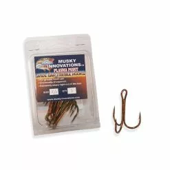 Musky Innovations Plasma Point Treble Hooks (5pcs)